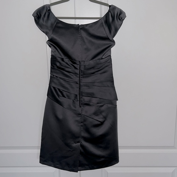 Silver/Charcoal Semi-Formal Dress - Picture 2 of 3
